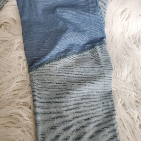 Outdoor Voices Womens‎ Cropped TechSweat Leggings Medium Blue Heather Pull On - Picture 13 of 14